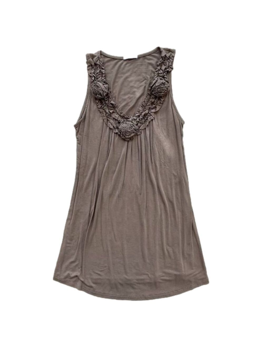 West Kei Tank Top with Embellished Neckline, Size Medium - Picture 2 of 7
